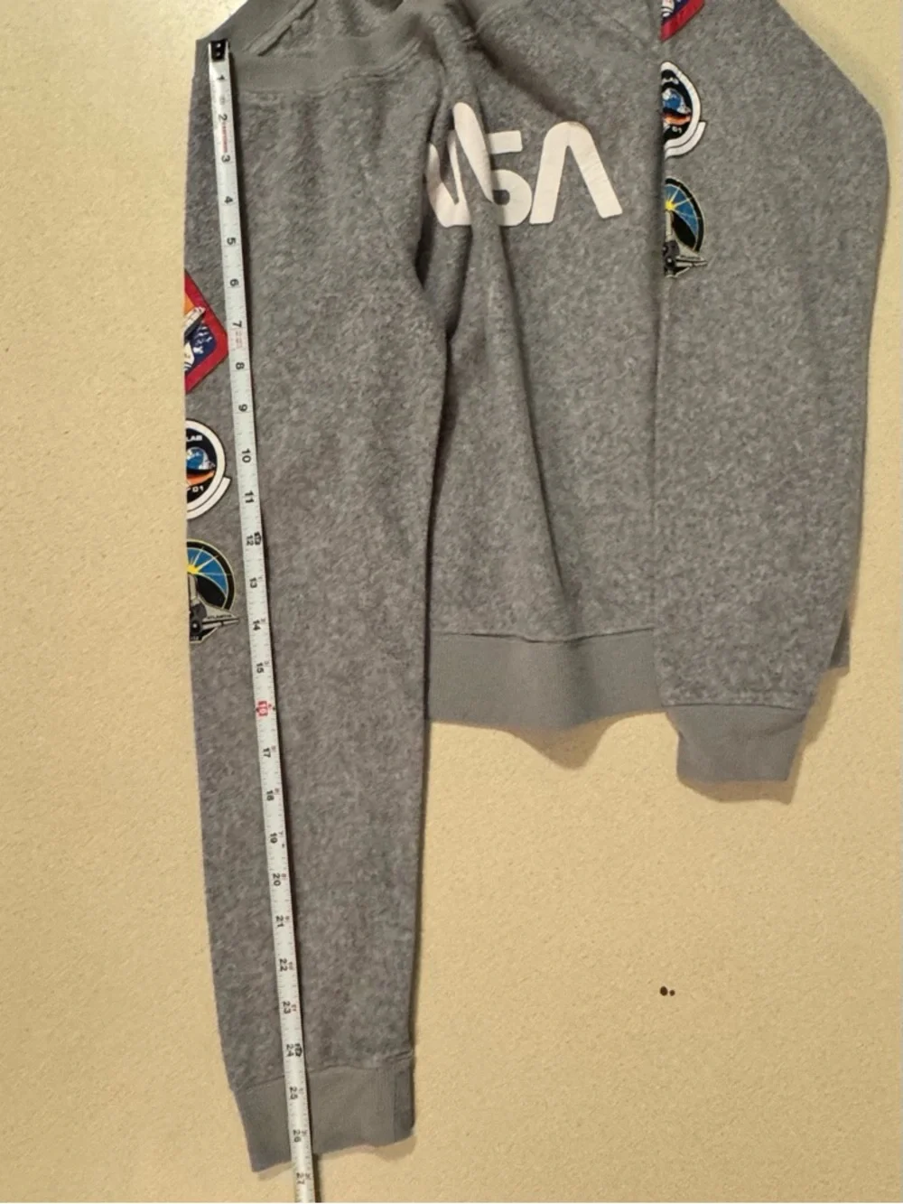 NASA P.Jammy Set Women’s Small Gray Lounge Sweatshirt & Joggers Space Graphic - Picture 7 of 17